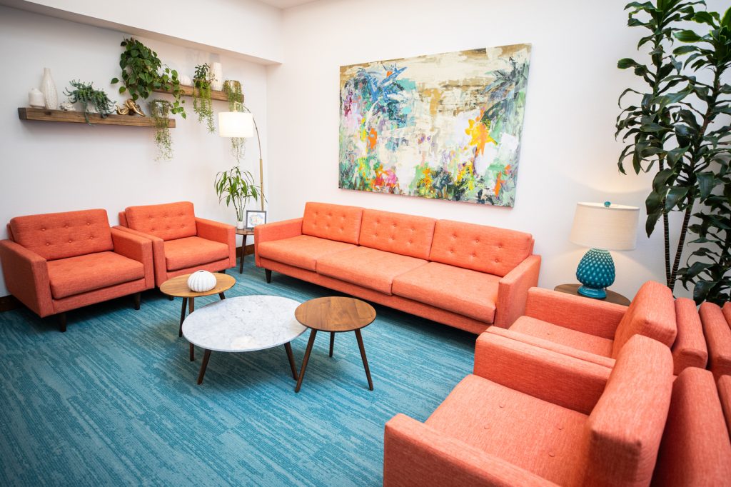 The comfortable Fort Collins Dental Office - Lobby.